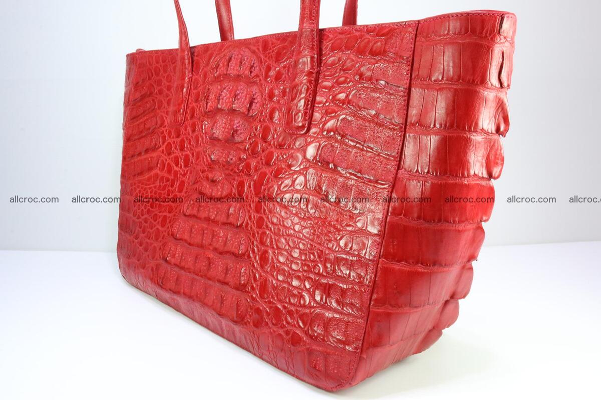 Genuine crocodile leather women's bag 062 Foto 8