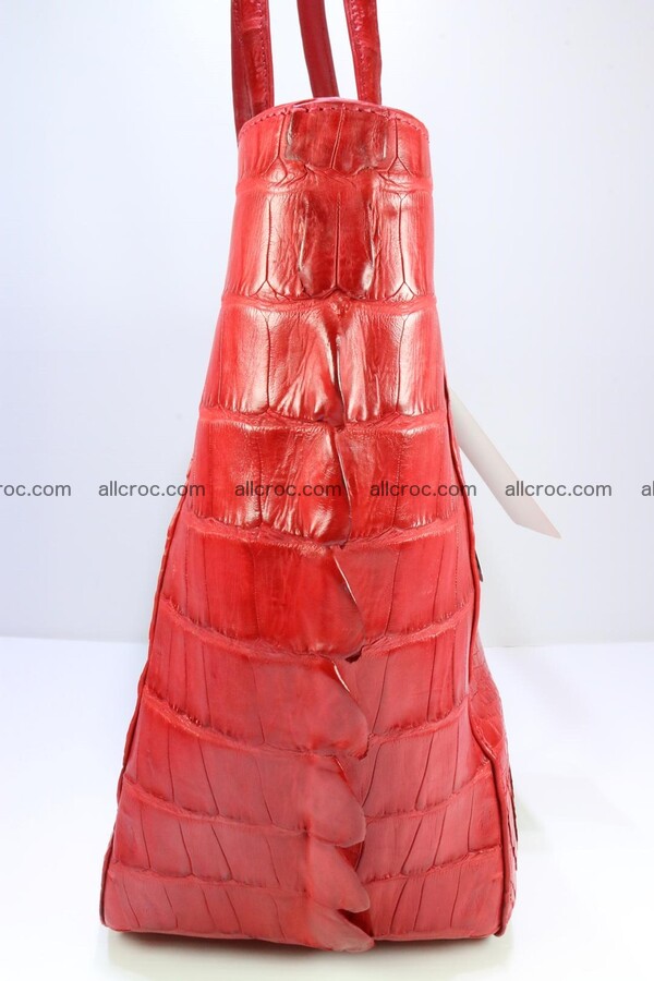 Genuine crocodile leather women's bag 062 Foto 6