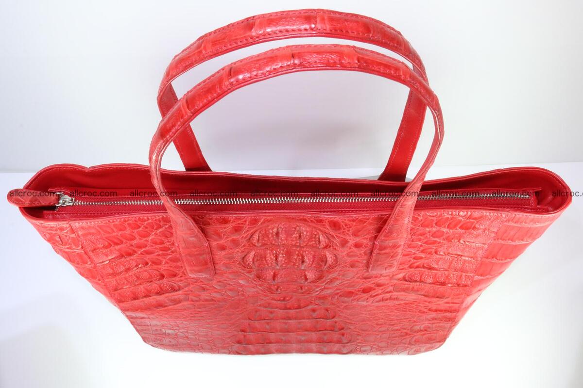 Genuine crocodile leather women's bag 062 Foto 7