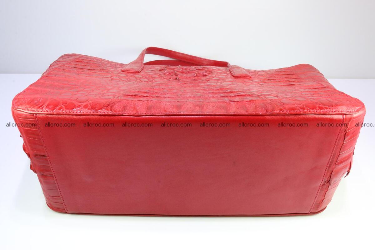 Genuine crocodile leather women's bag 062 Foto 9