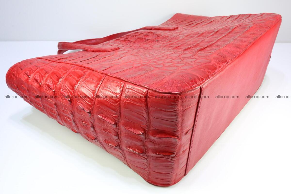 Genuine crocodile leather women's bag 062 Foto 10