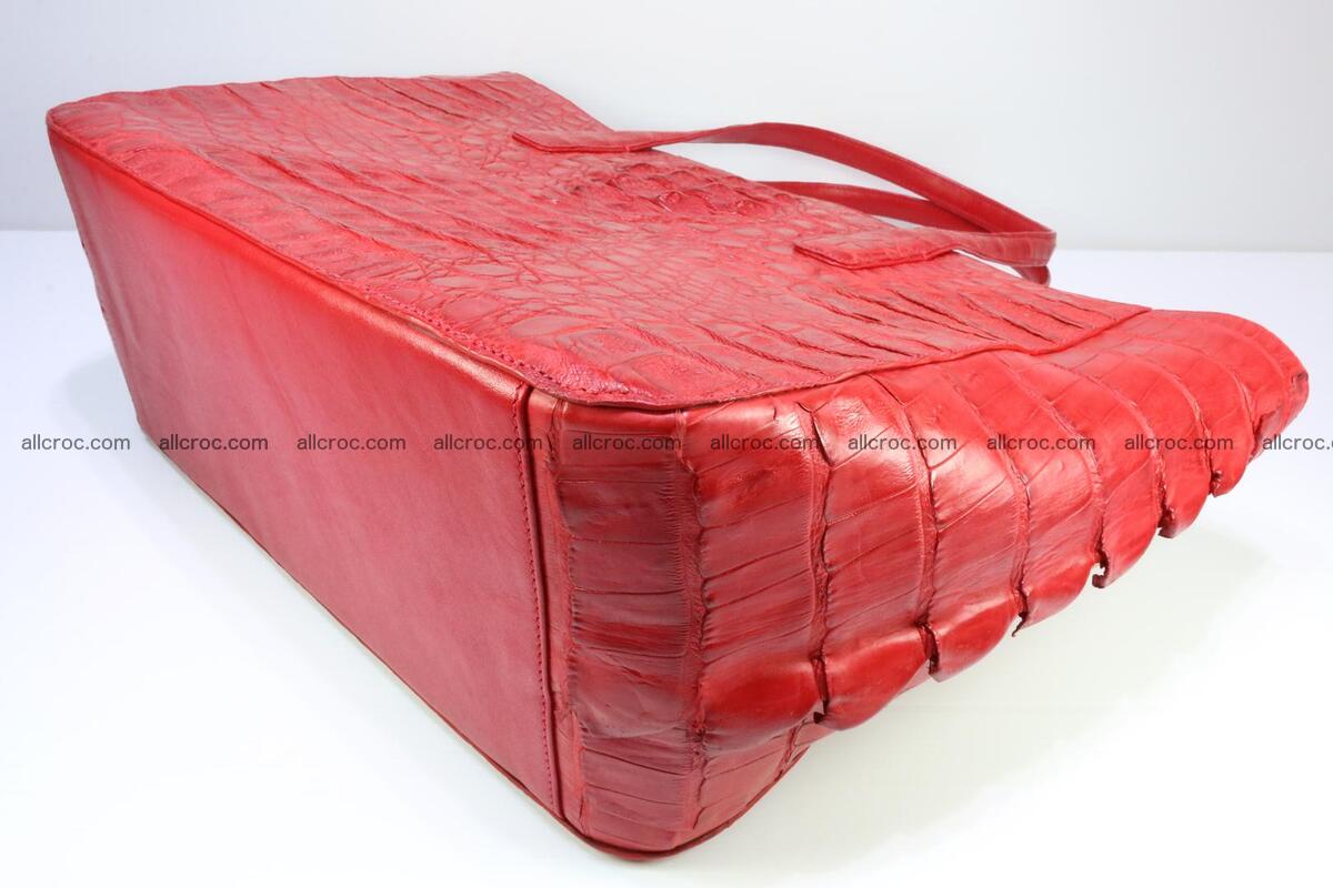 Genuine crocodile leather women's bag 062 Foto 11