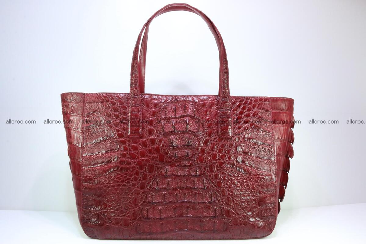 Genuine crocodile leather women's bag 063 Foto 0
