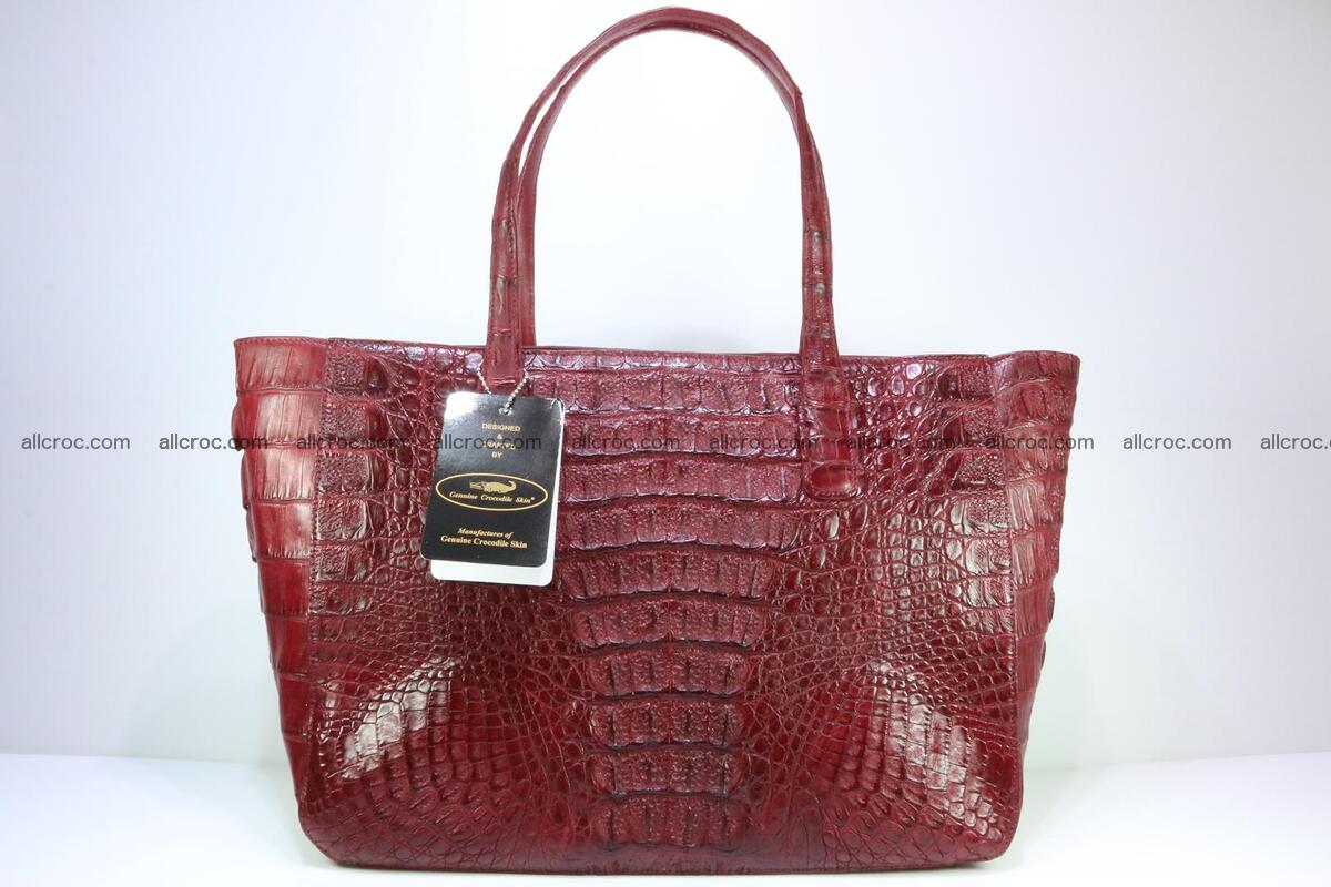Genuine crocodile leather women's bag 063 Foto 1