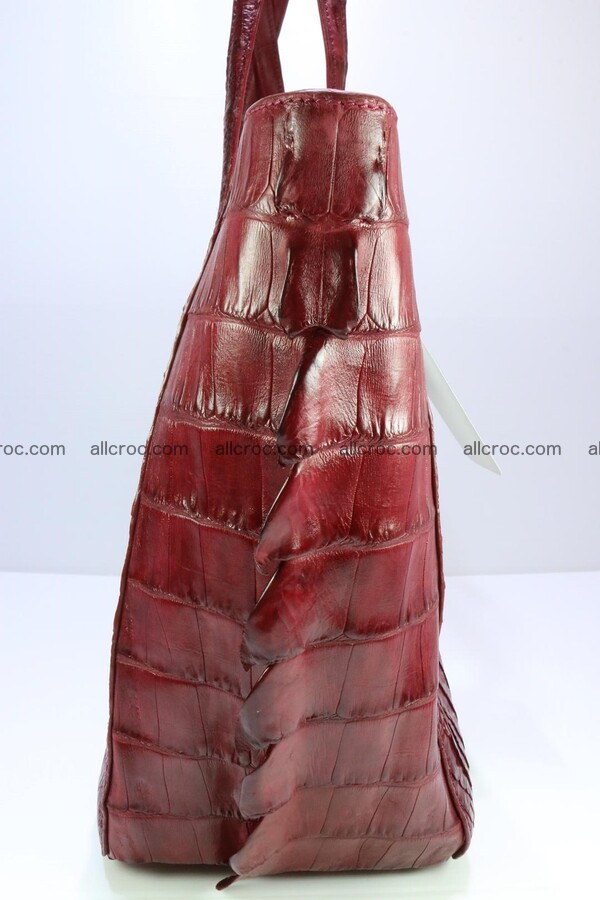 Genuine crocodile leather women's bag 063 Foto 7