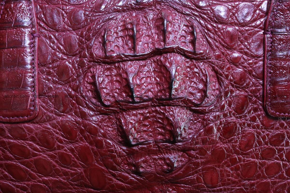 Genuine crocodile leather women's bag 063 Foto 4