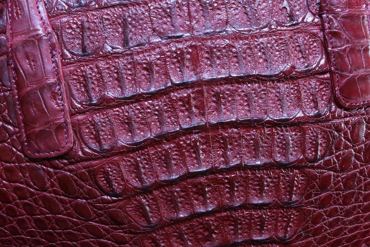 Genuine crocodile leather women's bag 063 Foto 5