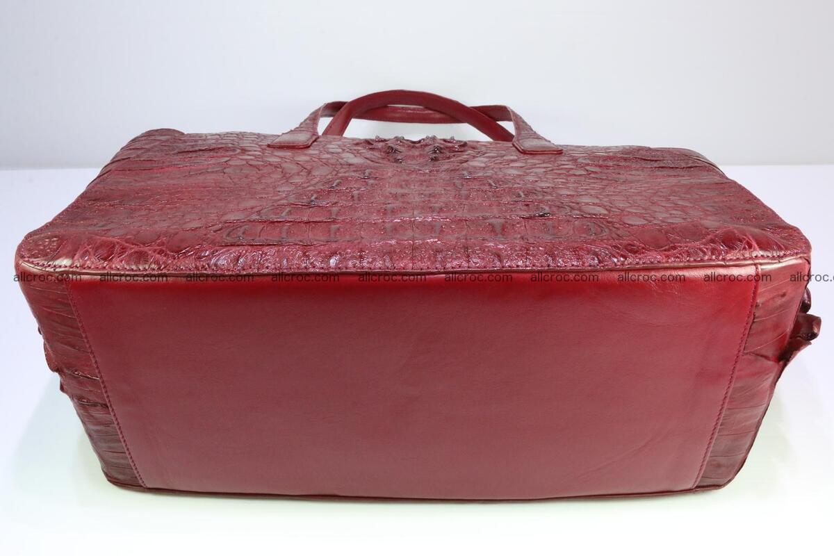 Genuine crocodile leather women's bag 063 Foto 11