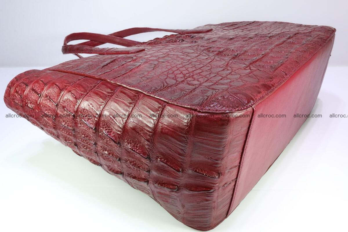 Genuine crocodile leather women's bag 063 Foto 9