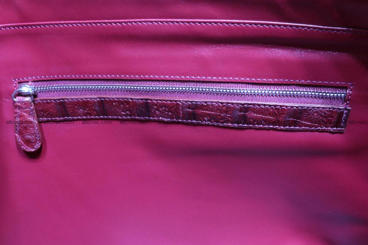 Genuine crocodile leather women's bag 063 Foto 13