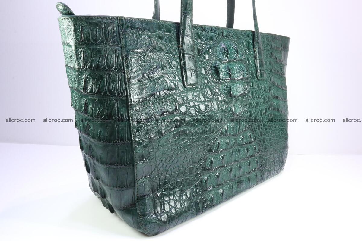 Genuine crocodile leather women's bag 064 Foto 4