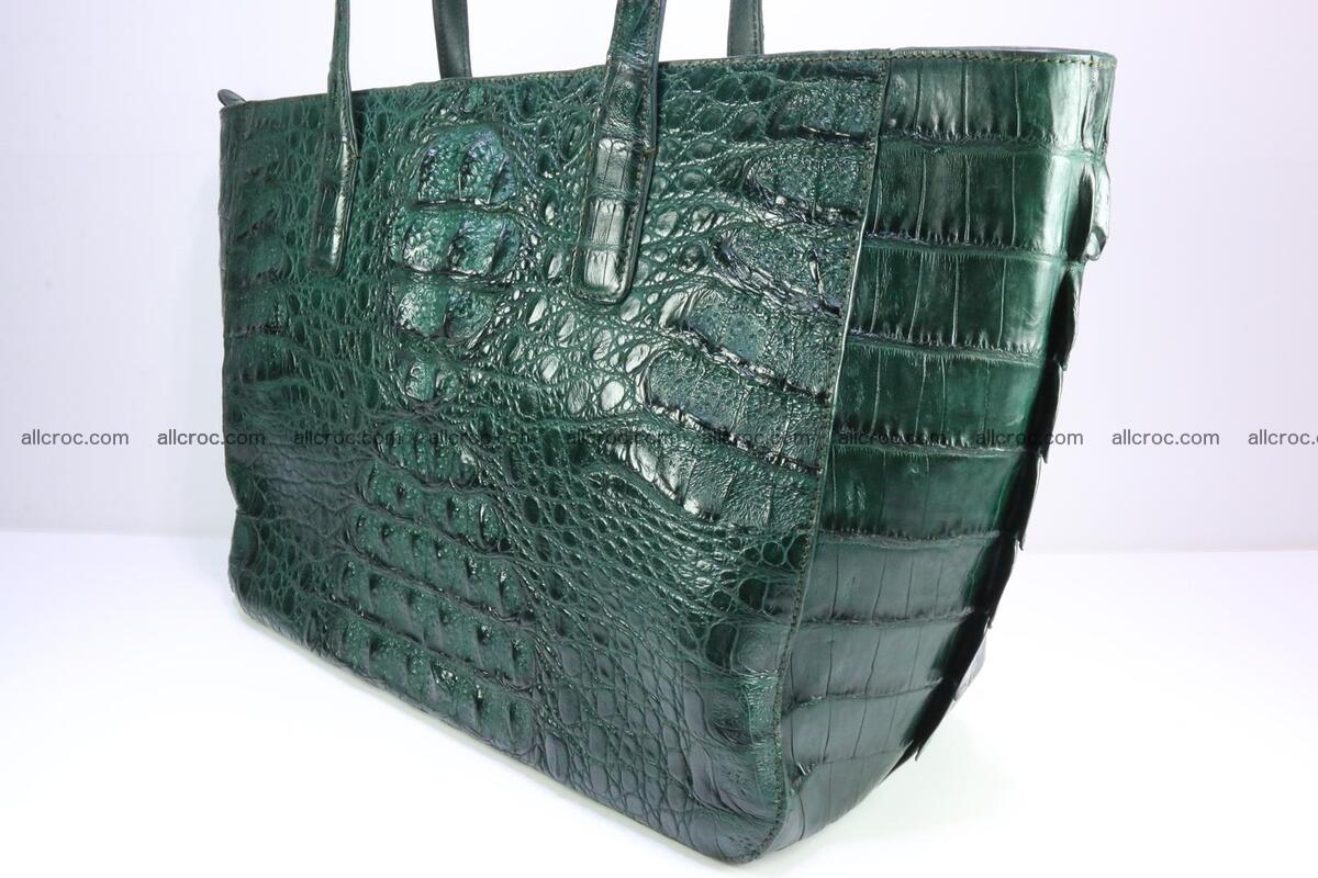 Genuine crocodile leather women's bag 064 Foto 5