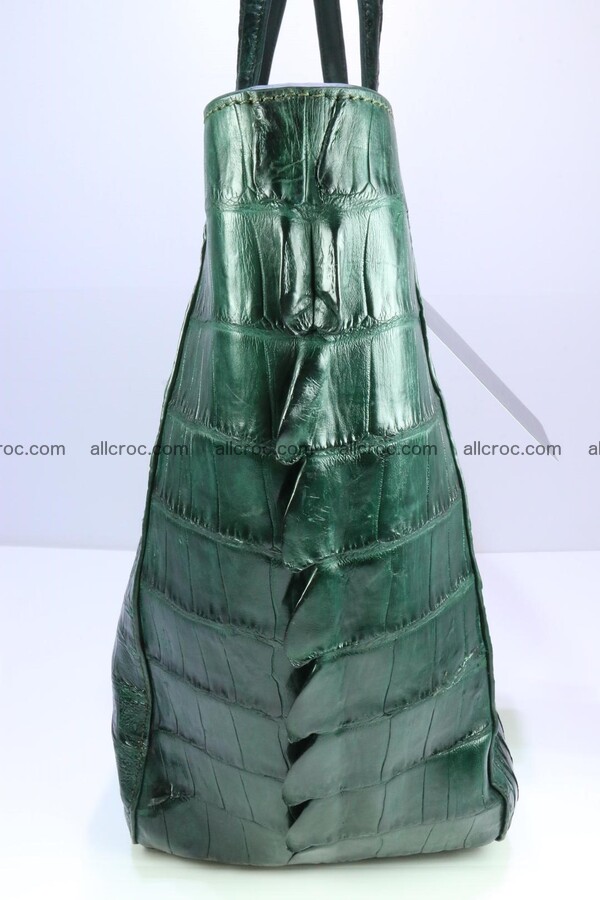 Genuine crocodile leather women's bag 064 Foto 8