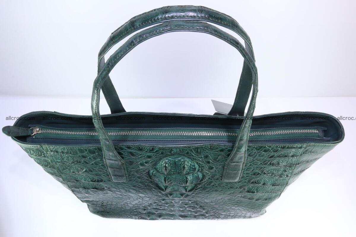 Genuine crocodile leather women's bag 064 Foto 7