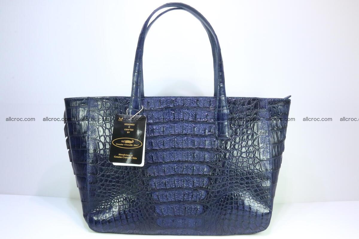 Genuine crocodile leather women's bag 065 Foto 5