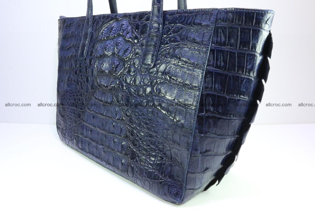 Genuine crocodile leather women's bag 065 Foto 3