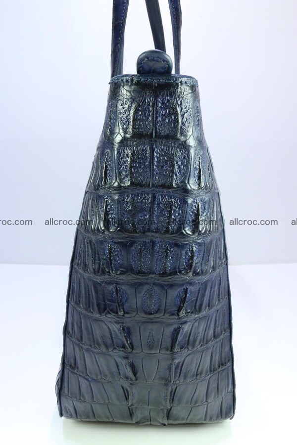 Genuine crocodile leather women's bag 065 Foto 8