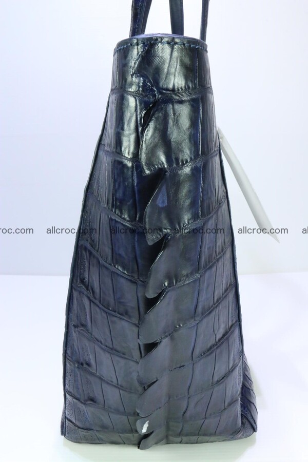 Genuine crocodile leather women's bag 065 Foto 7