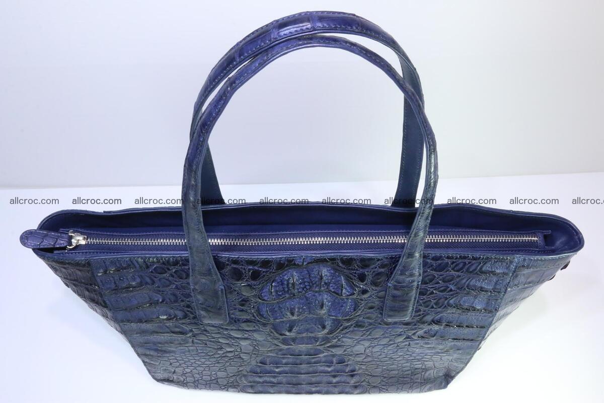 Genuine crocodile leather women's bag 065 Foto 6