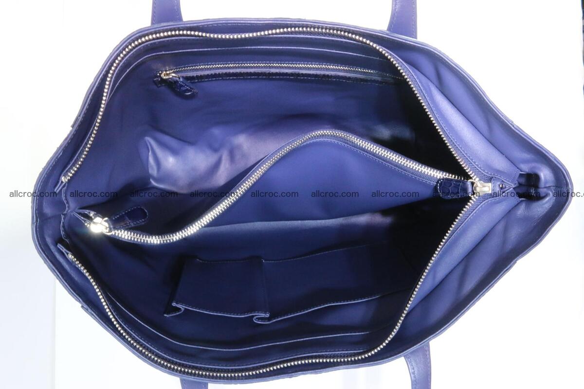 Genuine crocodile leather women's bag 065 Foto 12