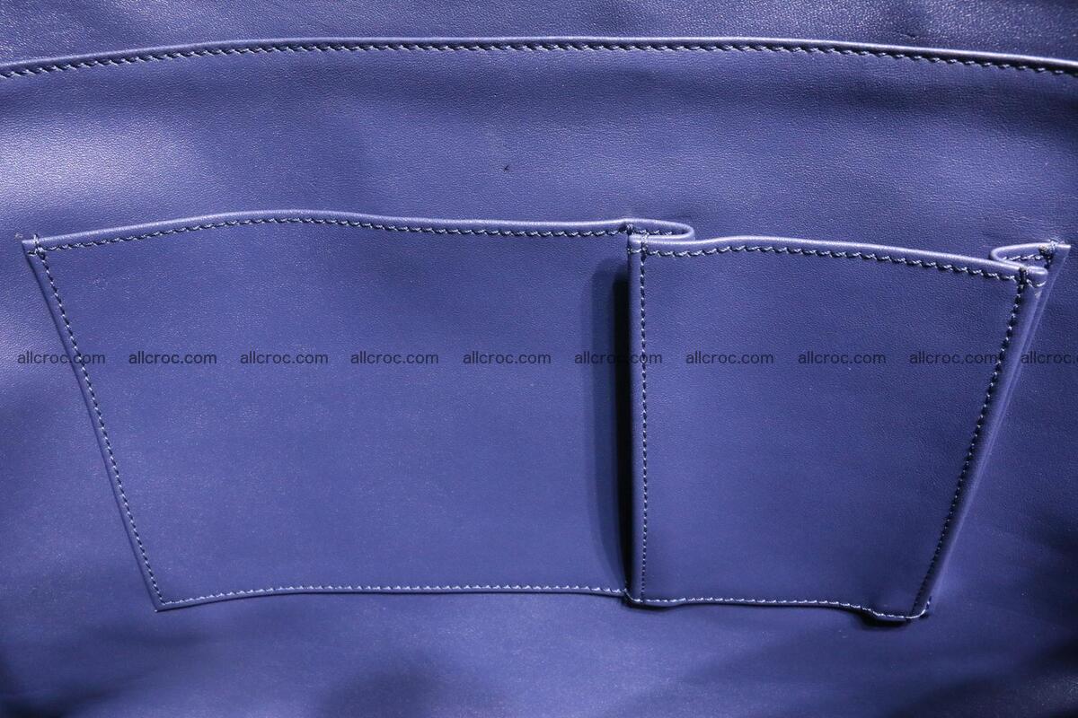 Genuine crocodile leather women's bag 065 Foto 14
