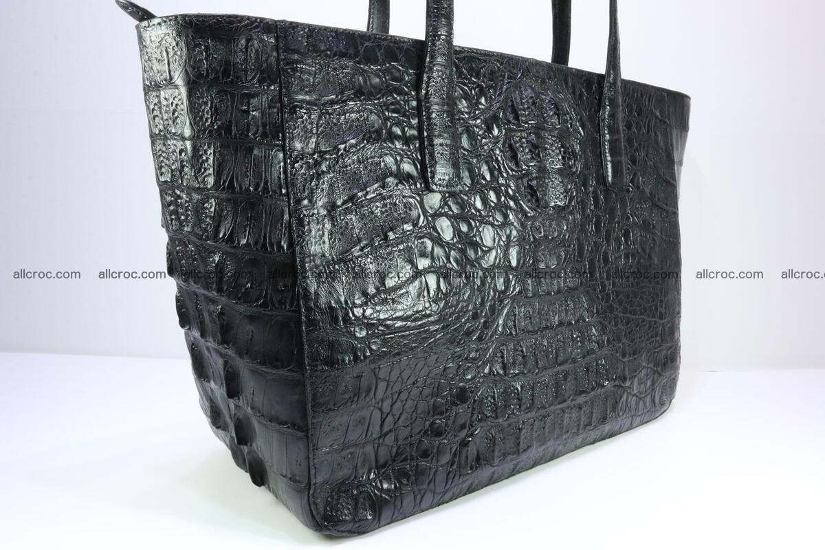 Genuine crocodile leather women's bag 066 Foto 8
