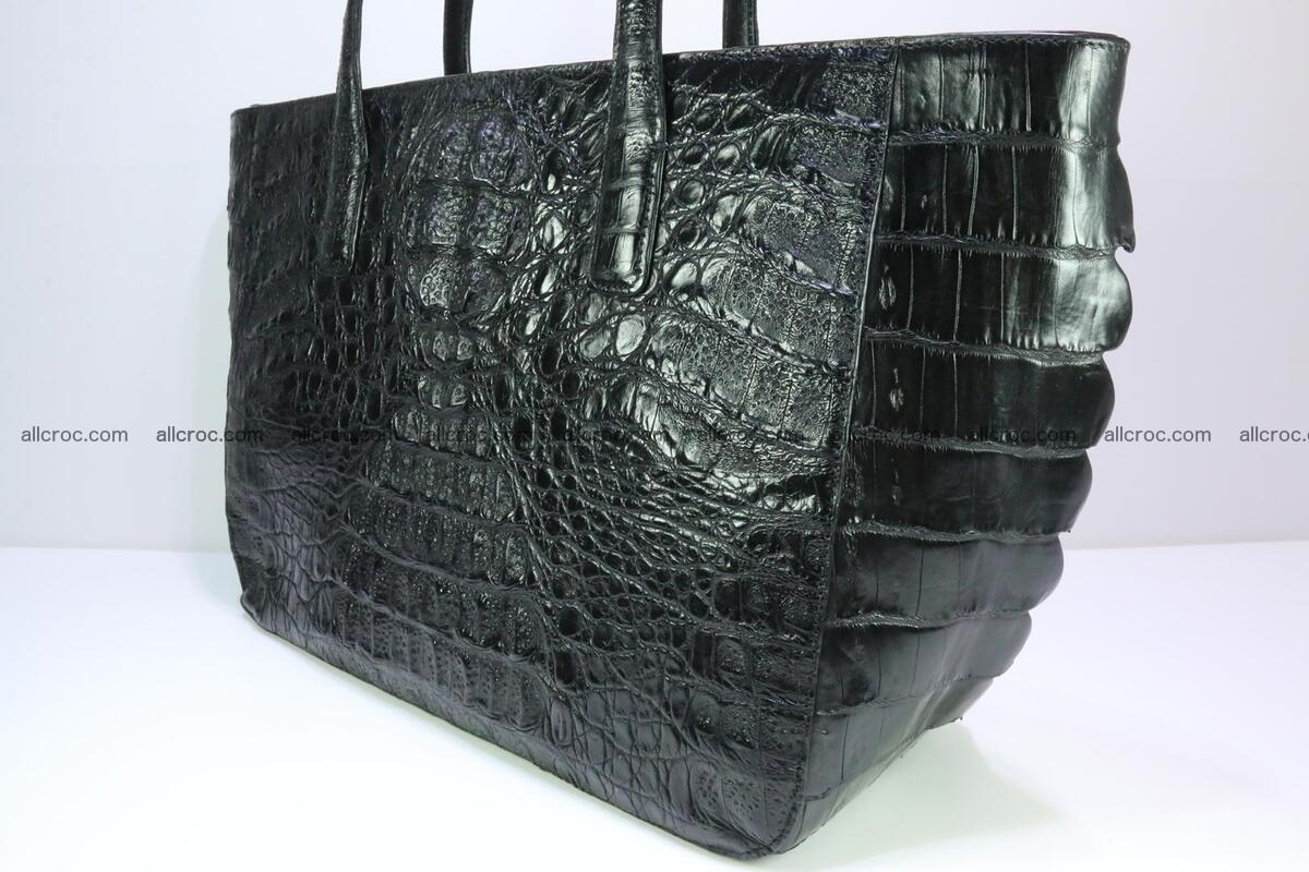 Genuine crocodile leather women's bag 066 Foto 7