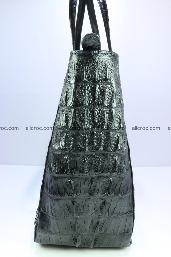Genuine crocodile leather women's bag 066 Foto 4