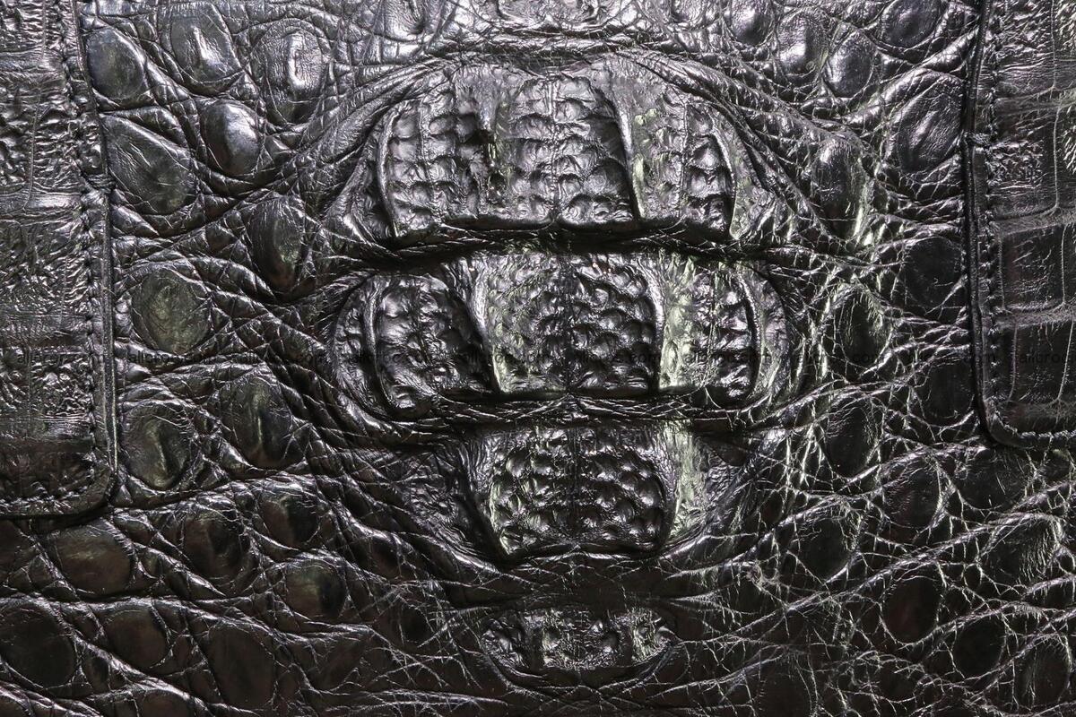 Genuine crocodile leather women's bag 066 Foto 2
