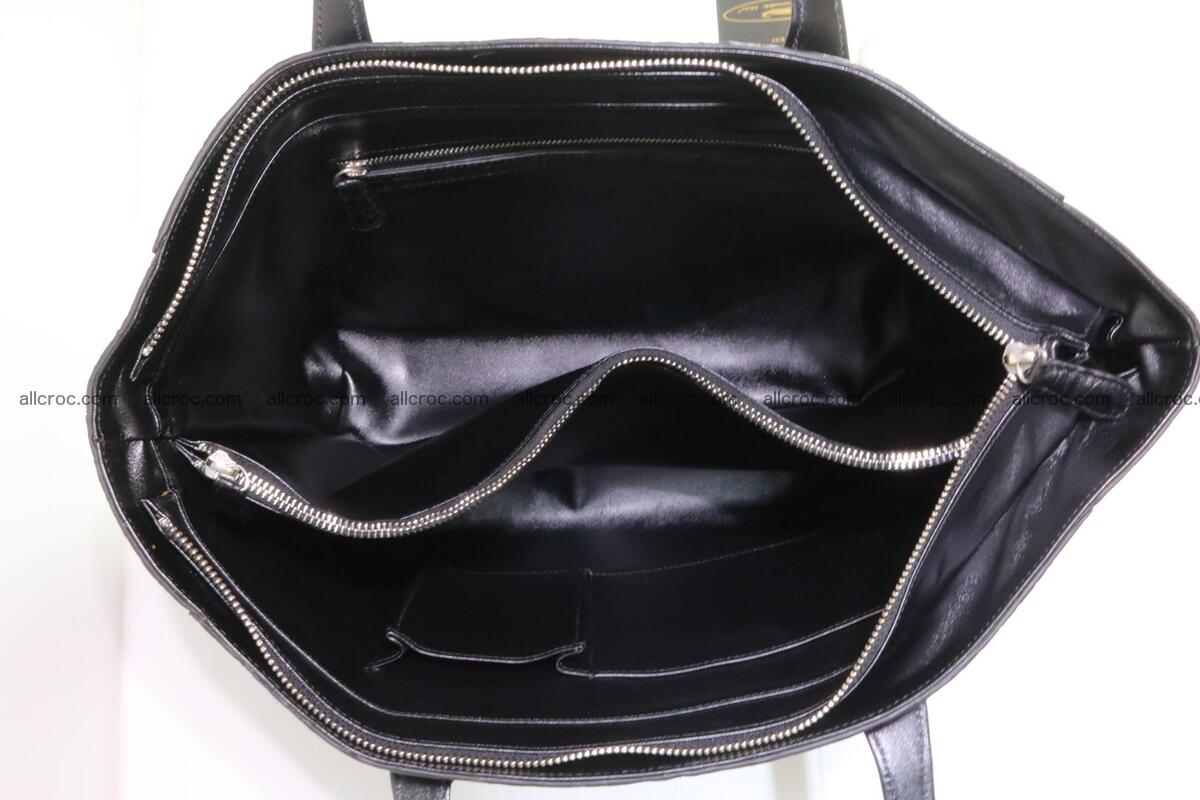 Genuine crocodile leather women's bag 066 Foto 13