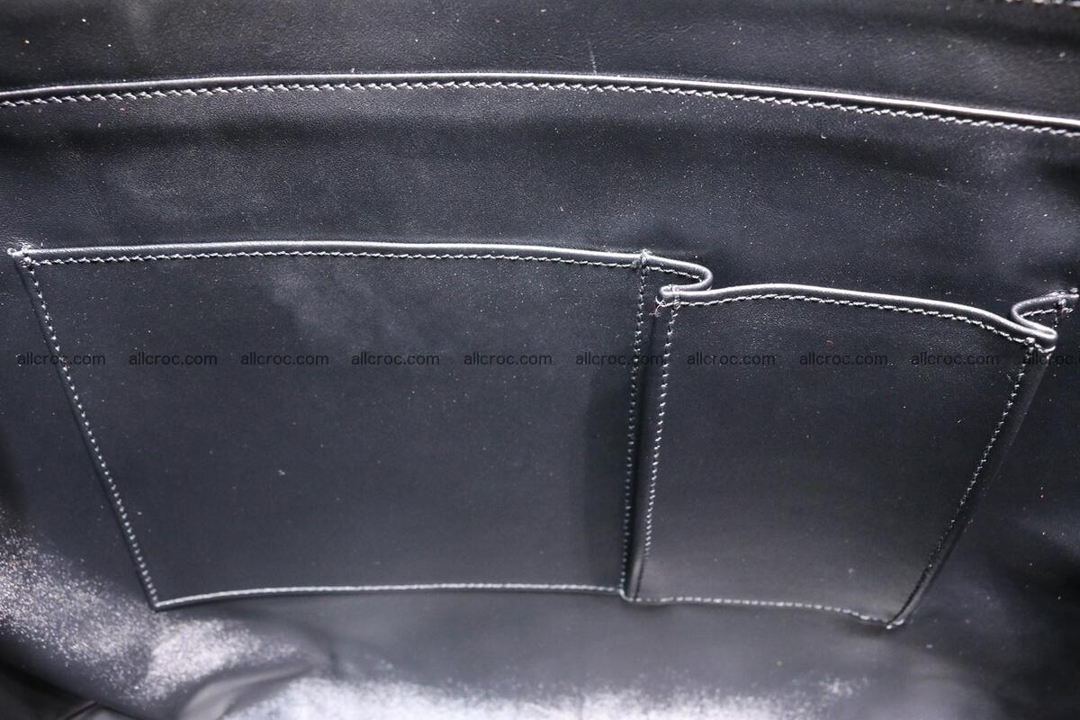 Genuine crocodile leather women's bag 066 Foto 15