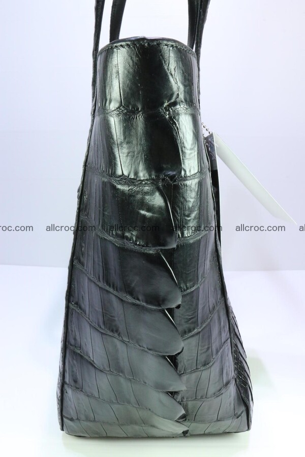 Genuine crocodile leather women's bag 066 Foto 5