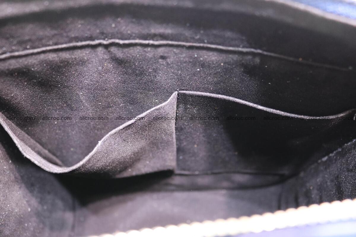 Сrocodile skin shoulder bag with braided edges 140 Foto 15