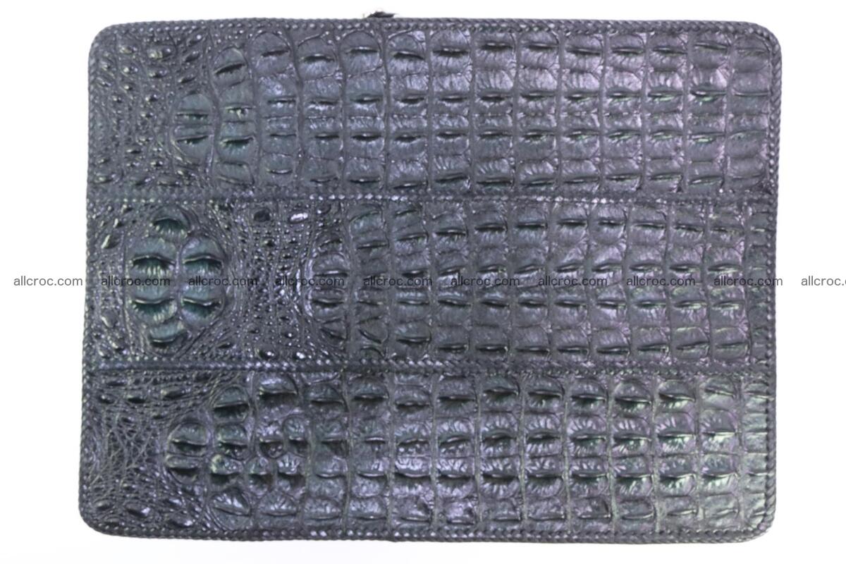 Crocodile skin shoulder bag with braided edges 147 Foto 12