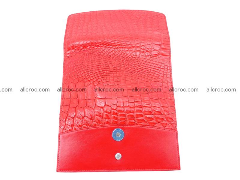 Genuine Crocodile skin trifold wallet, long wallet for women 455