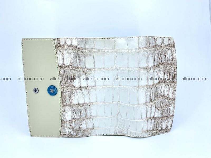 Genuine Crocodile skin trifold wallet, long wallet for women 460