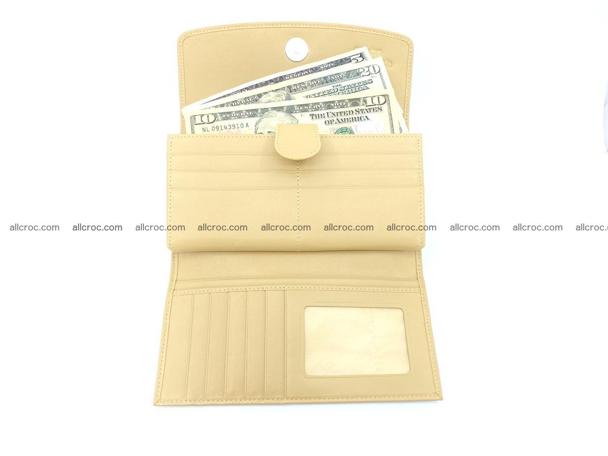 Genuine Crocodile skin trifold wallet, long wallet for women 476 Foto 4