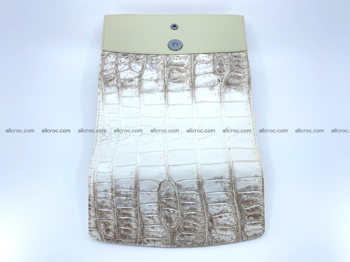 Genuine Crocodile skin trifold wallet, long wallet for women 457 Foto 8