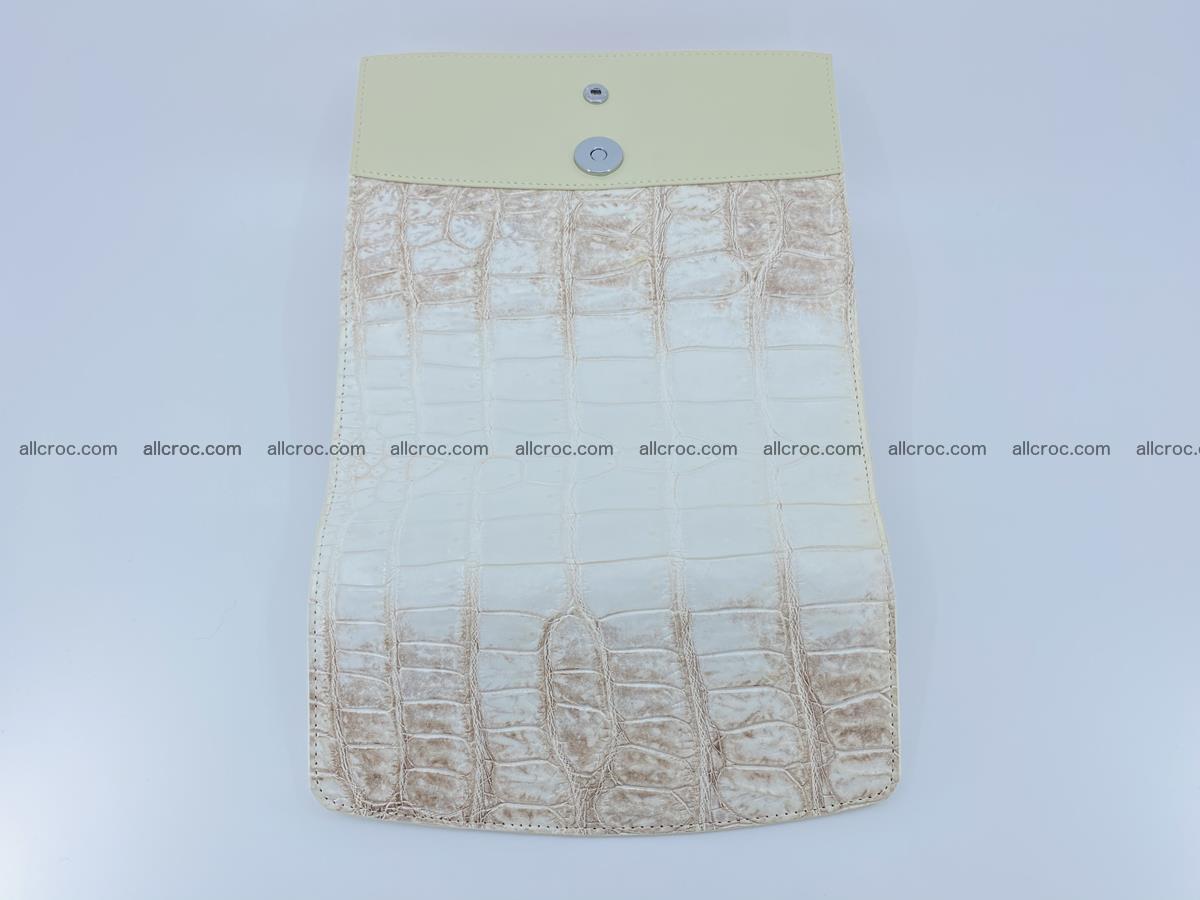 Genuine Crocodile skin trifold wallet, long wallet for women 457 Foto 9