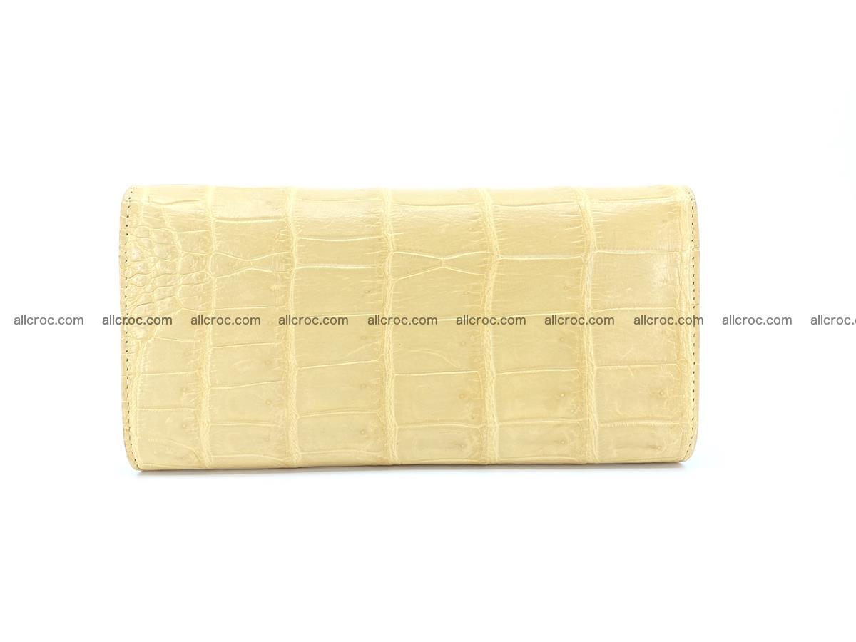 Genuine Crocodile skin trifold wallet, long wallet for women 476 Foto 1