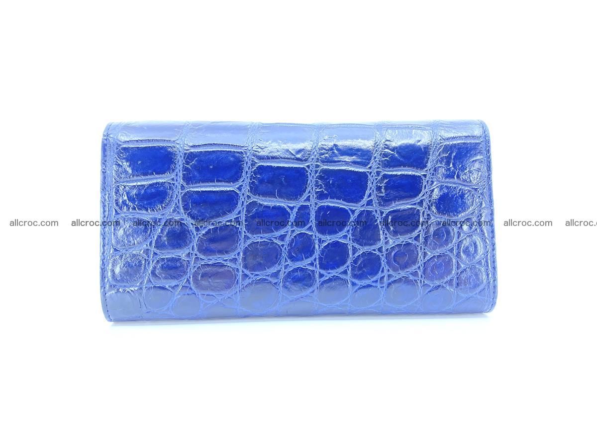 Genuine Crocodile skin trifold wallet, long wallet for women 471 Foto 1