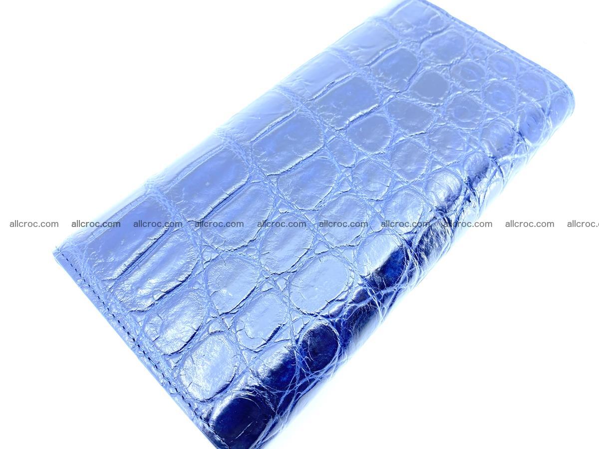 Genuine Crocodile skin trifold wallet, long wallet for women 471 Foto 3