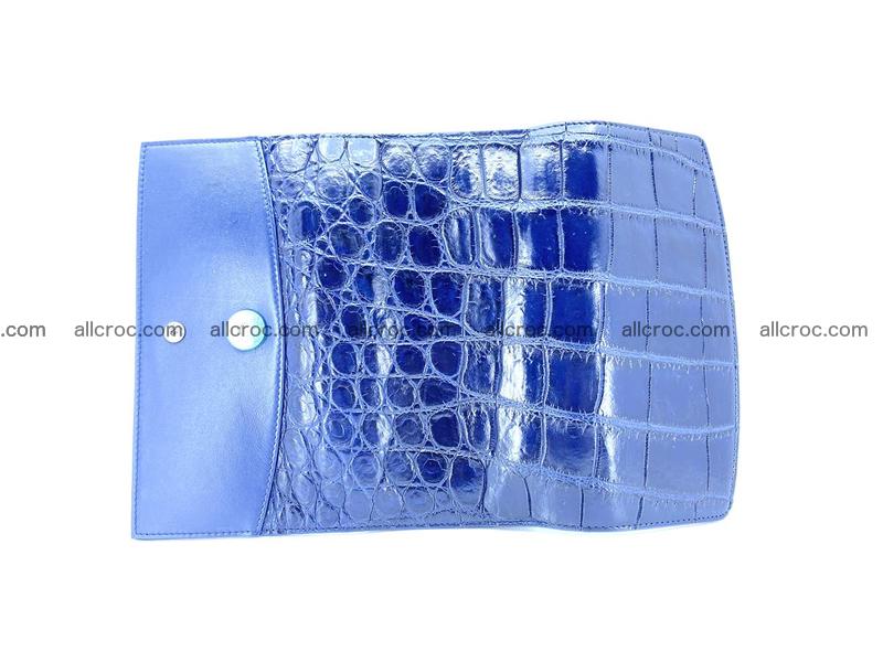 Genuine Crocodile skin trifold wallet, long wallet for women 471