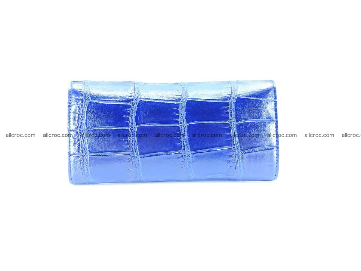 Genuine Crocodile skin trifold wallet, long wallet for women 468 Foto 1
