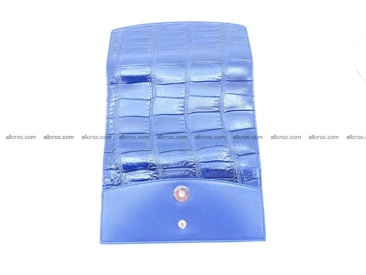 Genuine Crocodile skin trifold wallet, long wallet for women 468 Foto 9