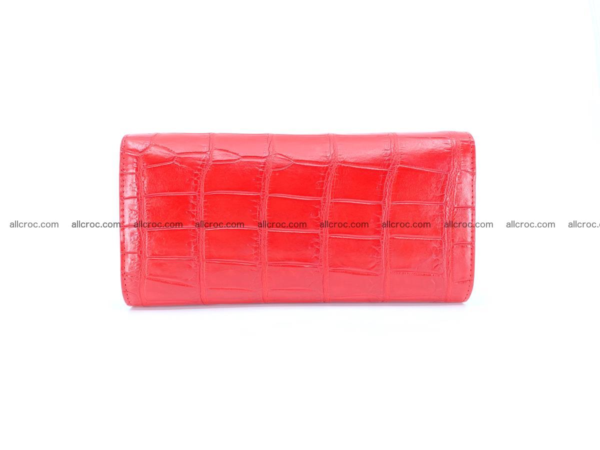 Genuine Crocodile skin trifold wallet, long wallet for women 456 Foto 1