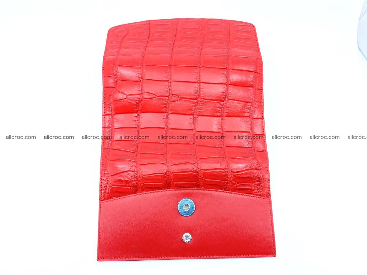 Genuine Crocodile skin trifold wallet, long wallet for women 456 Foto 9