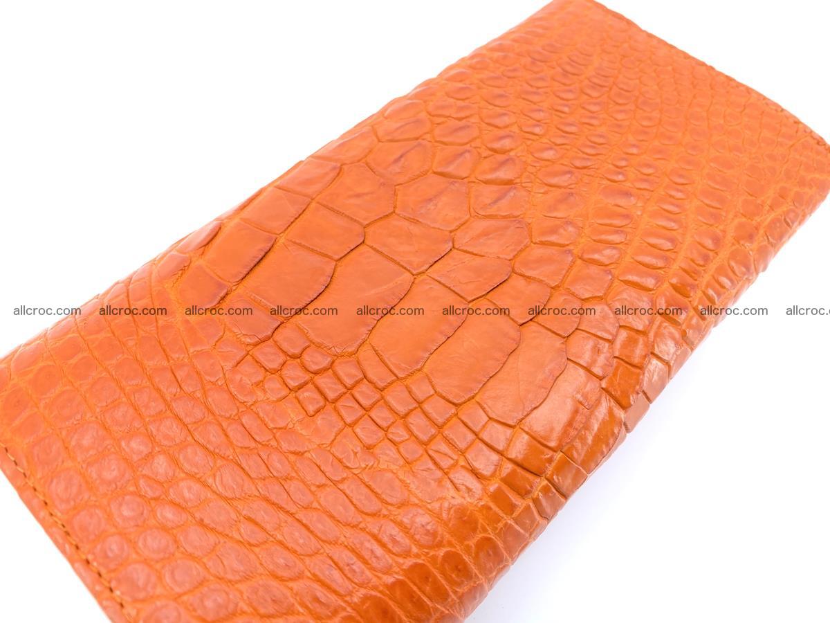 Genuine Crocodile skin trifold wallet, long wallet for women 481 Foto 3