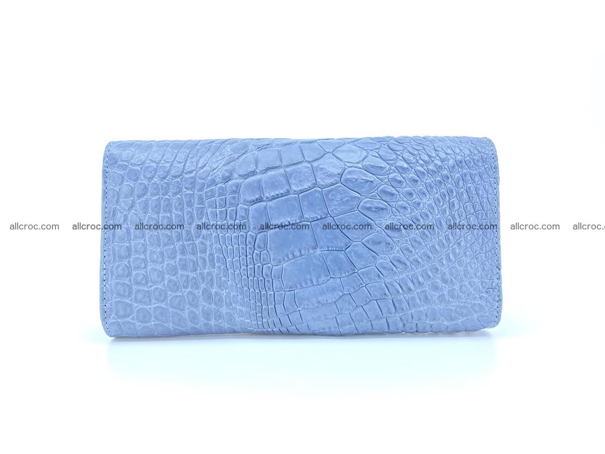 Genuine Crocodile skin trifold wallet, long wallet for women 475 Foto 1
