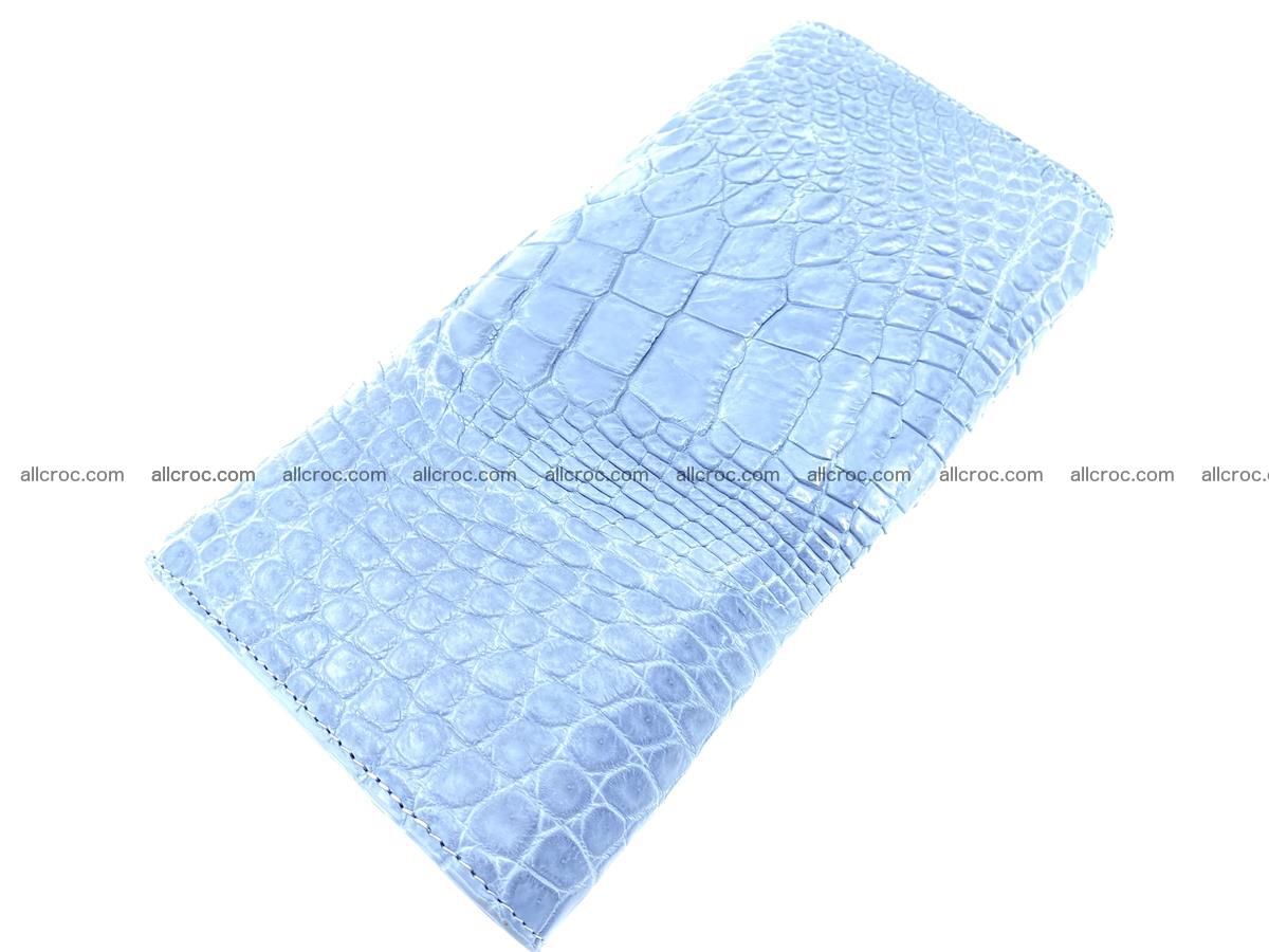 Genuine Crocodile skin trifold wallet, long wallet for women 475 Foto 3